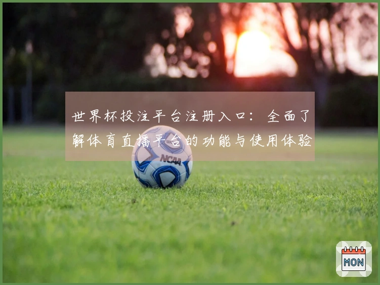 世界杯投注平台注册入口：全面了解体育直播平台的功能与使用体验