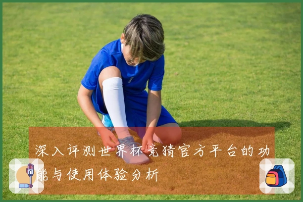 深入评测世界杯竞猜官方平台的功能与使用体验分析