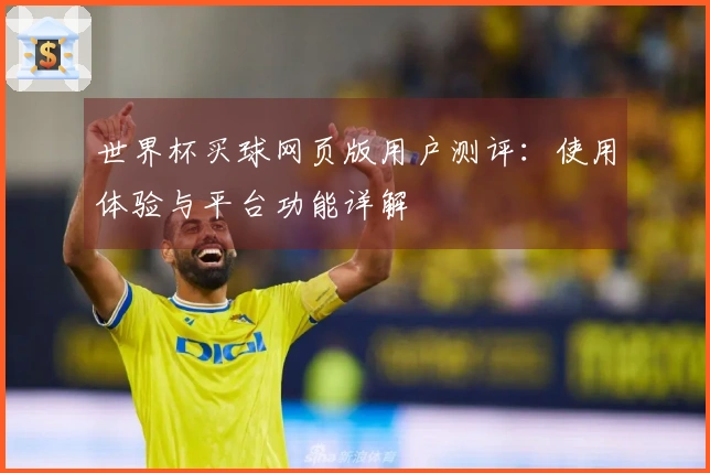 世界杯买球网页版用户测评:使用体验与平台功能详解